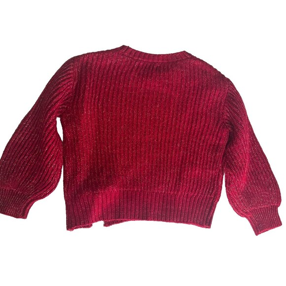 Epic Threads Sweater Girls 3T NEW Cherry Red Back to School Photoshoot Holiday - Picture 2 of 9